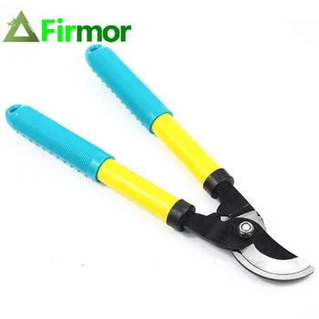 

FIRMOR Gardening Heavy Duty Pruning Shears for Trimming Borders Boxwood Non-Slip Long handle Bushes Hedge Clippers