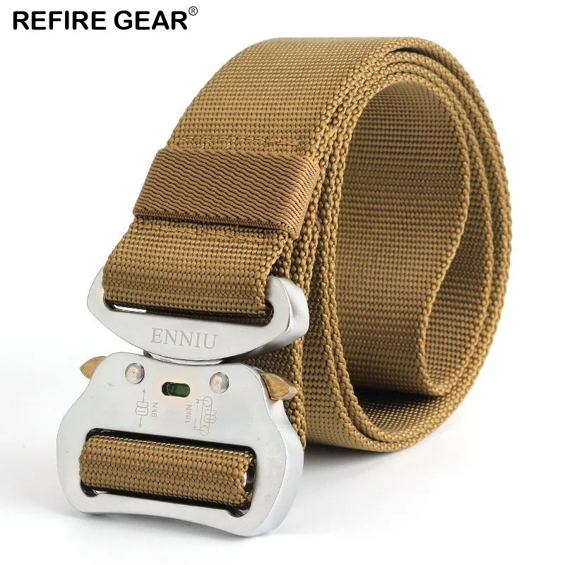 Мужские тактические нейлоновые ремни Refire Gear быстросъемный сверхмощный