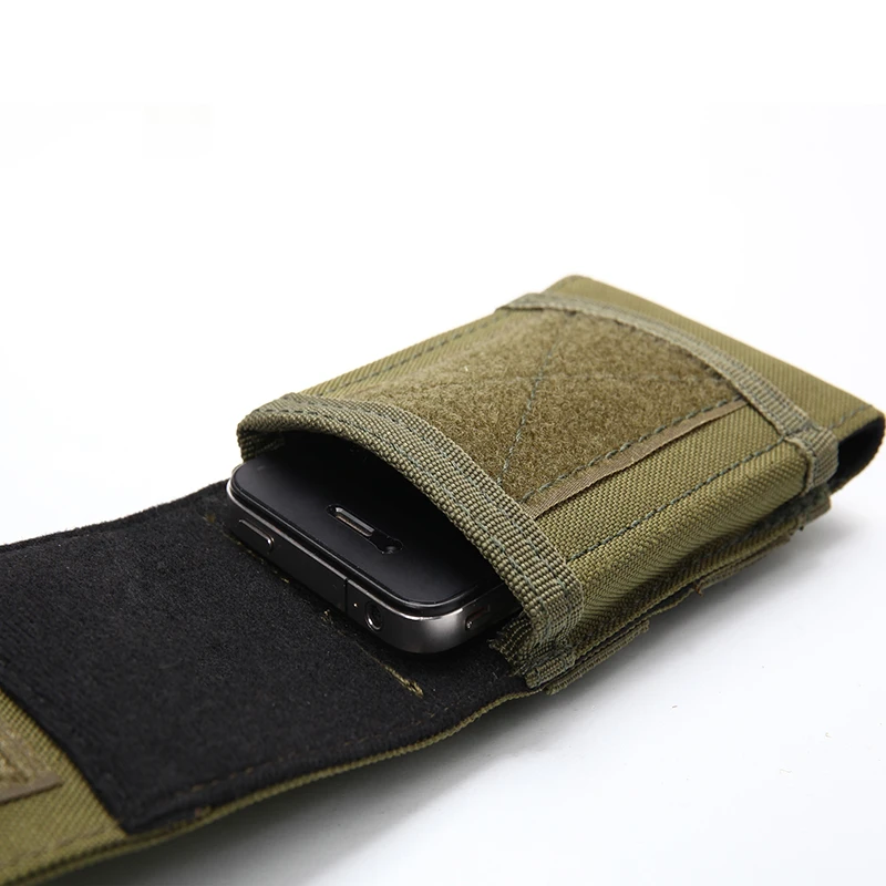 

2019 4.7/5.5 Inches Tactical Holster Army Camo Mountaining Bag Hook Loop Belt Pouch Holster Cover Case For The Mobile Phone Case