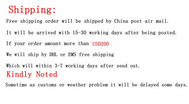 Shipping