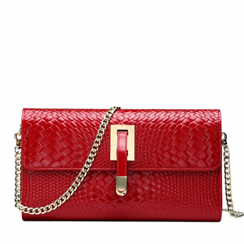 100 Geniune Leather Clutch Purse Vintage Small Evening Bag 100 Geniune Leather Clutch Purse Vintage Small Evening Bag Red Bridal Wedding Party Women Handbags In Clutches From Luggage