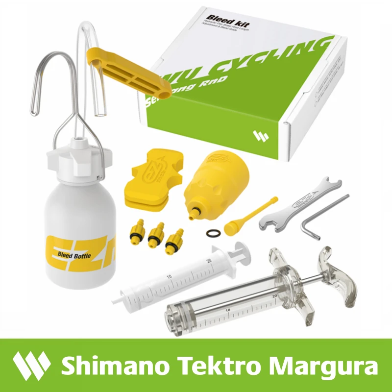 1Set Bicycle Hydraulic Brake Bleed Tool Kit for Shimano Tektro Magura Seires Disc Brake System Use Mineral Oil Brake Repair EZ 1Set Bicycle Hydraulic Brake Bleed Tool Kit for Shimano Tektro Magura Seires Disc Brake System Use Mineral Oil Brake Repair EZ