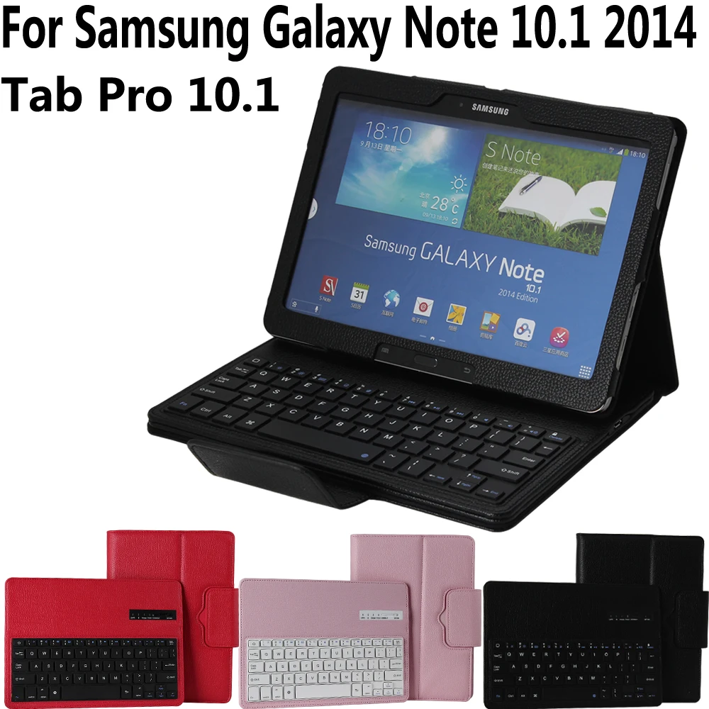 Съемный чехол с беспроводной Bluetooth клавиатурой для Samsung Galaxy Tab Pro 10 1 T520 T525 Note 2014 P600