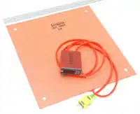 Keenovoシリコンヒーター(400ミリメートルx 400ミリメートル1000ワット) creality cr-s4 3dプリンタ加熱パッド+デジタルコントローラ