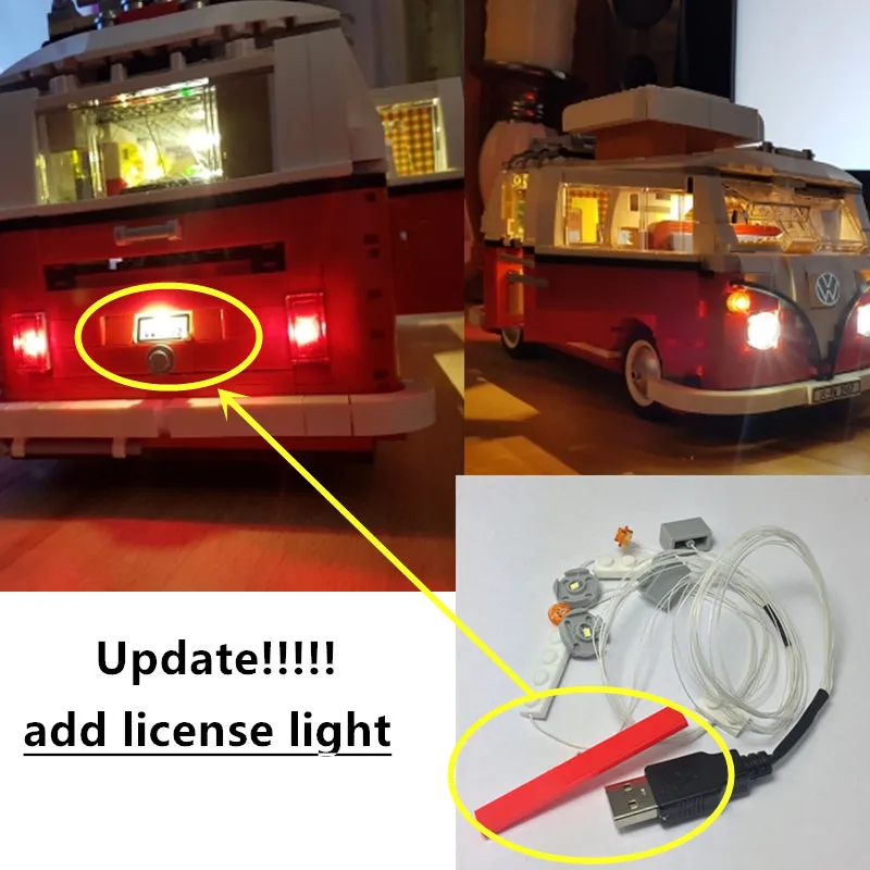 New Led Light Kit Only For Lego Technic 10220 T1 Camper