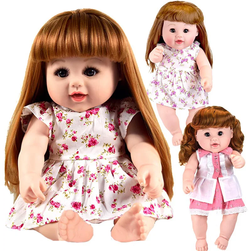 

BIG! 48cm Baby vinly Dol fashion reborn boneca l Children lifelike Toys girls 18.9 inch Dress doll simulation Birthday NATHNIEL