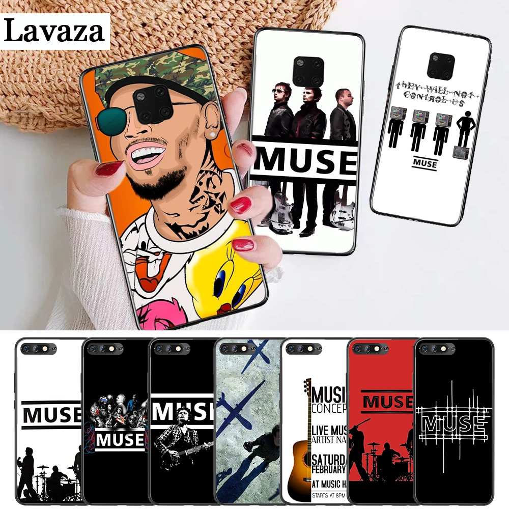Силиконовый чехол Muse для Huawei Mate 10 Pro 20 30 Lite Y5 Y6 Y7 Y9 Prime 2019 2018 2017 | Мобильные телефоны и