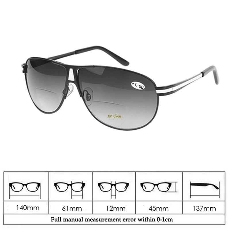 Изысканные винтажные классические мужские и женские бифокальные очки для чтения+ 1,0 до+ 3,5 солнцезащитные очки унисекс подарок A31_18