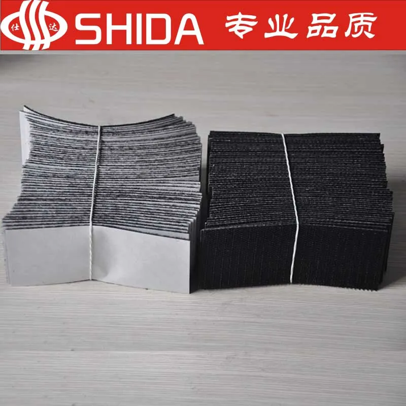 

30 Pairs of 4cm * 8cm Self Adhesive Hook and Loop Fastener Tape Nylon Cable Ties Strap Magic Tape Sticks
