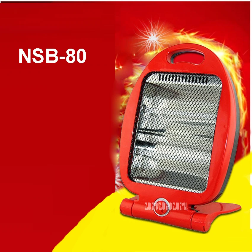 800 W Electric Heaters Desktop Family Fan Speed Red Hot Body Warmer