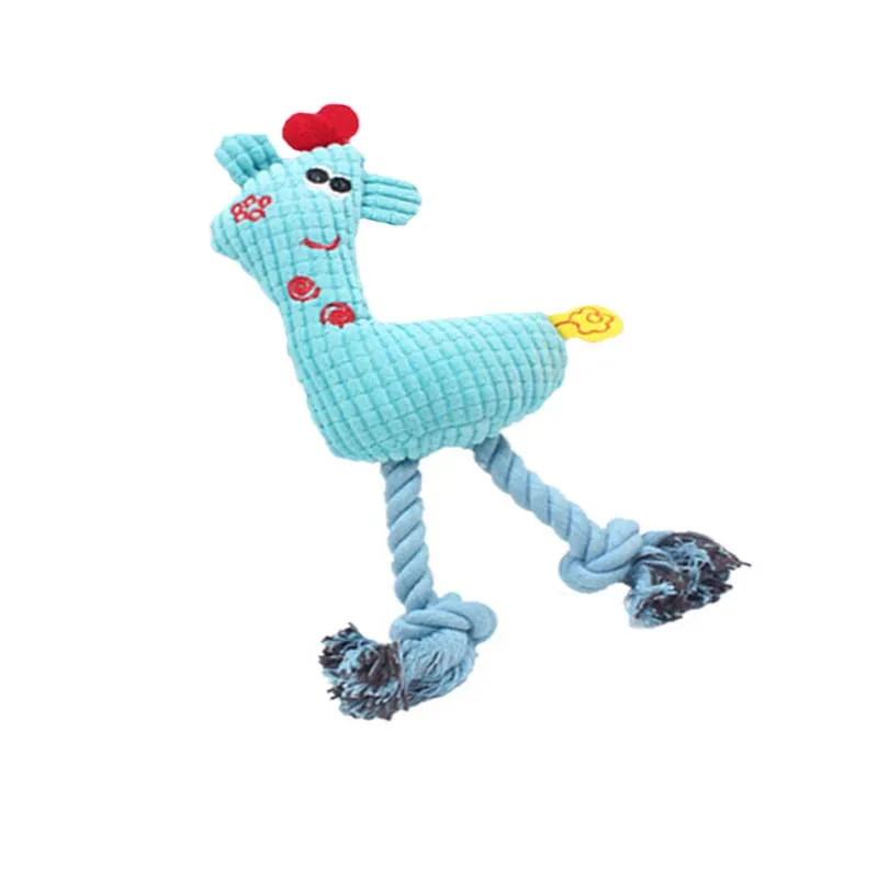blue Игрушки для домашних животных забавные пищалки музыкальная игрушка Чистка кусание зубами-устойчивая собака игрушки-Жвачки милые интерактивный плюшевый игрушка для щенка кота - Цвет: blue