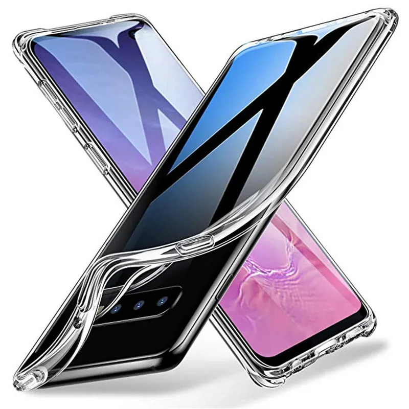 Чехол для Samsung Galaxy S10 чехол Plus Мягкая силиконовая задняя крышка S10e 5G чехол|Бамперы|
