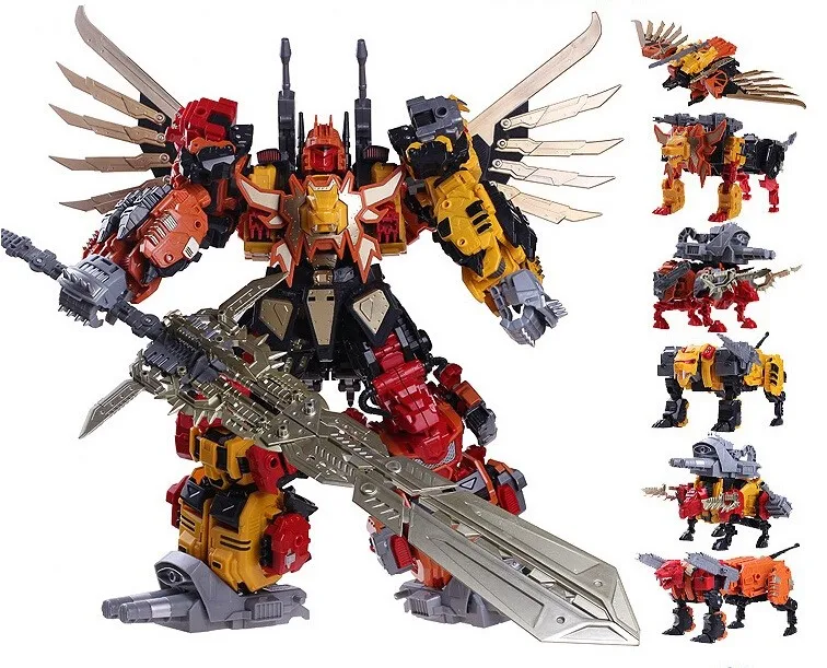 Original High quality 6 in 1 Deformation Robot Predaking Big Robot