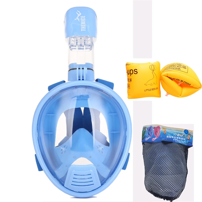 Kids Diving Mask Full Face Anti Fog Child Swim Snorkeling Mask Children