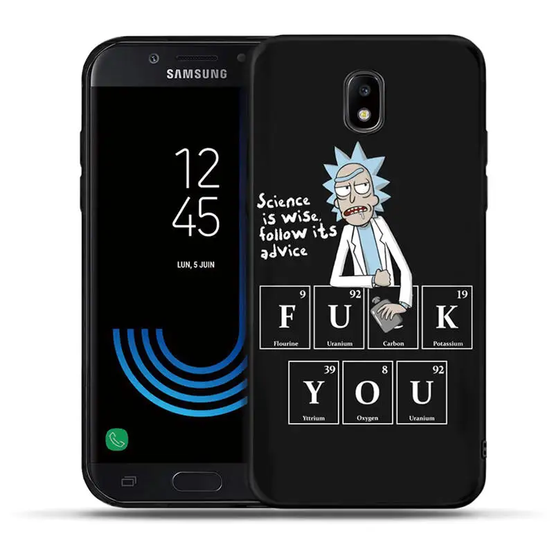 Забавный чехол Rick and Morty из аниме ТПУ для Samsung Galaxy J3 J5 J7 J2 Prime G530 j4 J6 Plus силиконовый чехол - Цвет: H1365