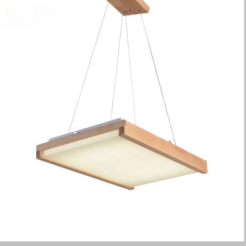Светодиодный подвесной светильник для ресторана Скандинавская деревянная лампа