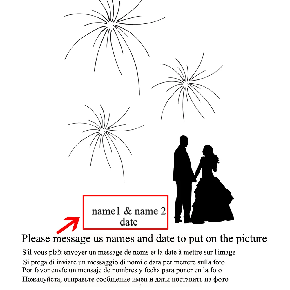 Hot Customized Wedding Gift With Names Date Fingerprint Sign Customized Wedding Gift With Names Date Fingerprint Sign Guestbook Decor Poster Unframed Hk102 In Signature Guest Books From