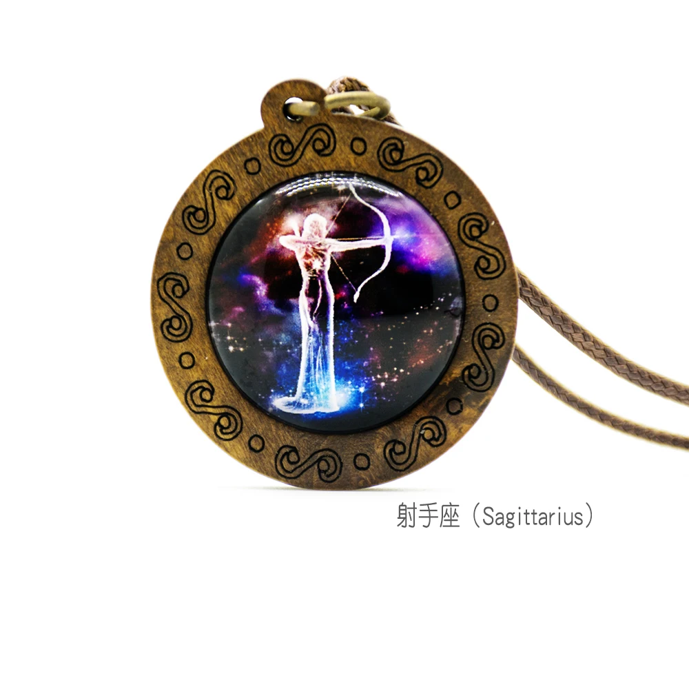 12 Zodiac Sign Constellations Pendants Necklaces For Women Men Male Jewelry Fashion Birthday Gifts | Украшения и аксессуары