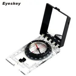 Eyeskey многофункциональный компас с линейкой компактный ручной Открытый туристическое снаряжение шнурки Зеркало для кемпинга и Пеший Туризм