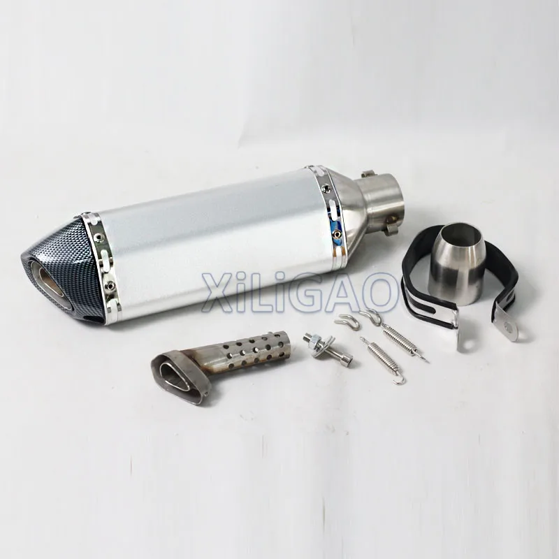 Motocicleta de Escape de carbono Universal para Yoshimura silenciador Escape Moto GY6 ATV Motocross Bike con DB Killer CB400 CB600 AK127