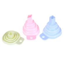 1 шт. мини Силиконовый гель складываемый складной стиль Воронка Хоппер кухонные инструменты высокого качества