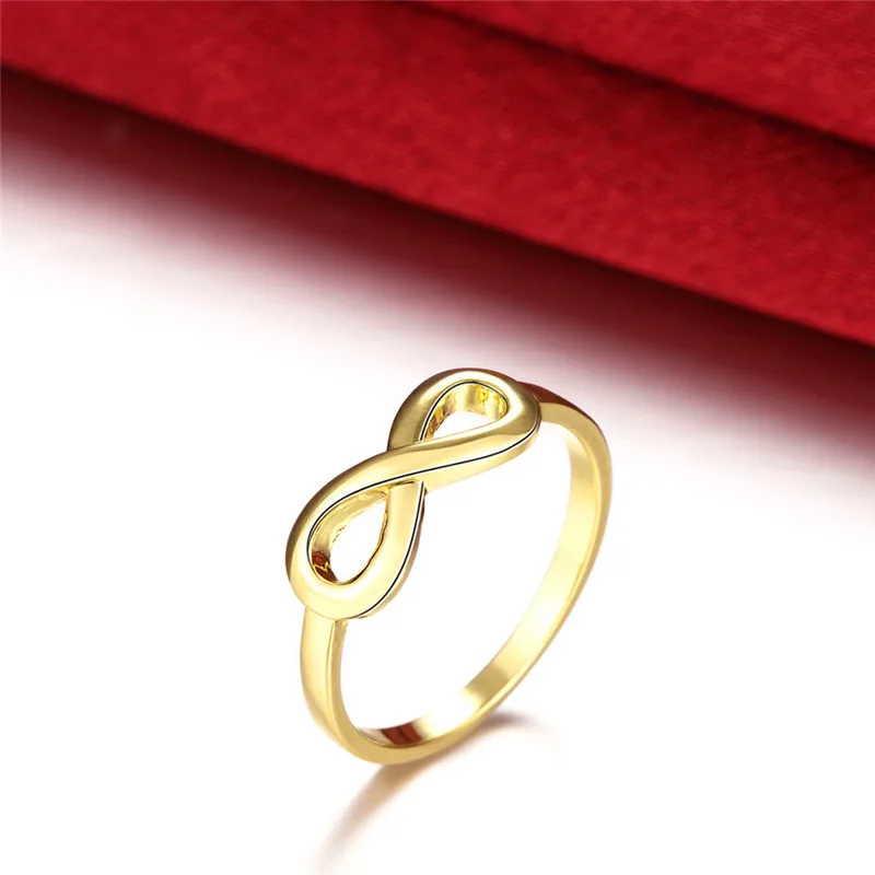 Модное кольцо для женщин золотистое/блестящее кольцо|eternity ring|infinity ringfashion rings for women