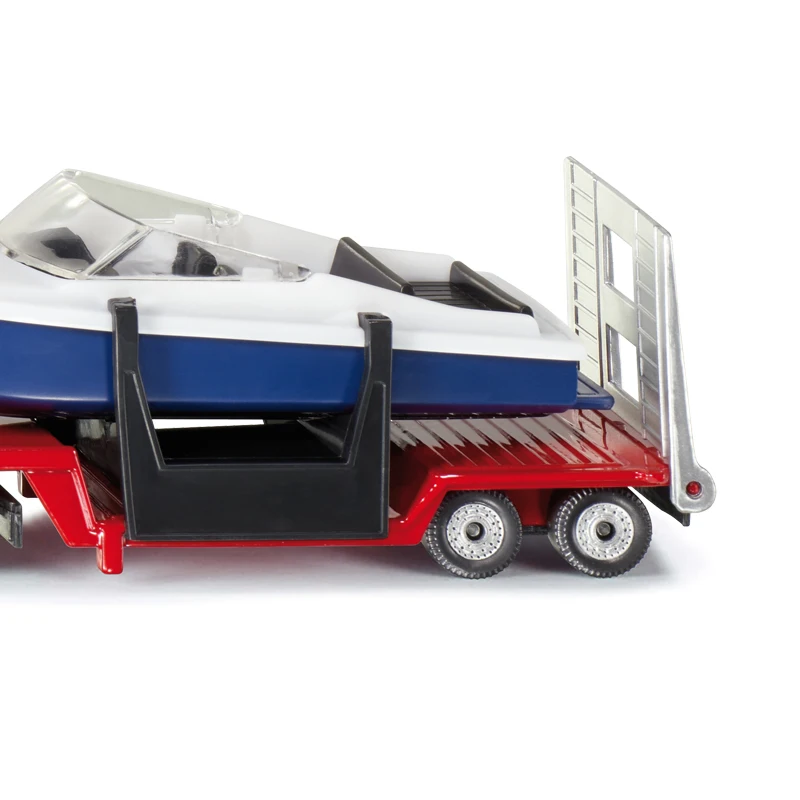 SIKU платформа грузовик игрушечный грузовой автомобиль Модель Катера модельная лодка игрушки-трейлеры для детей