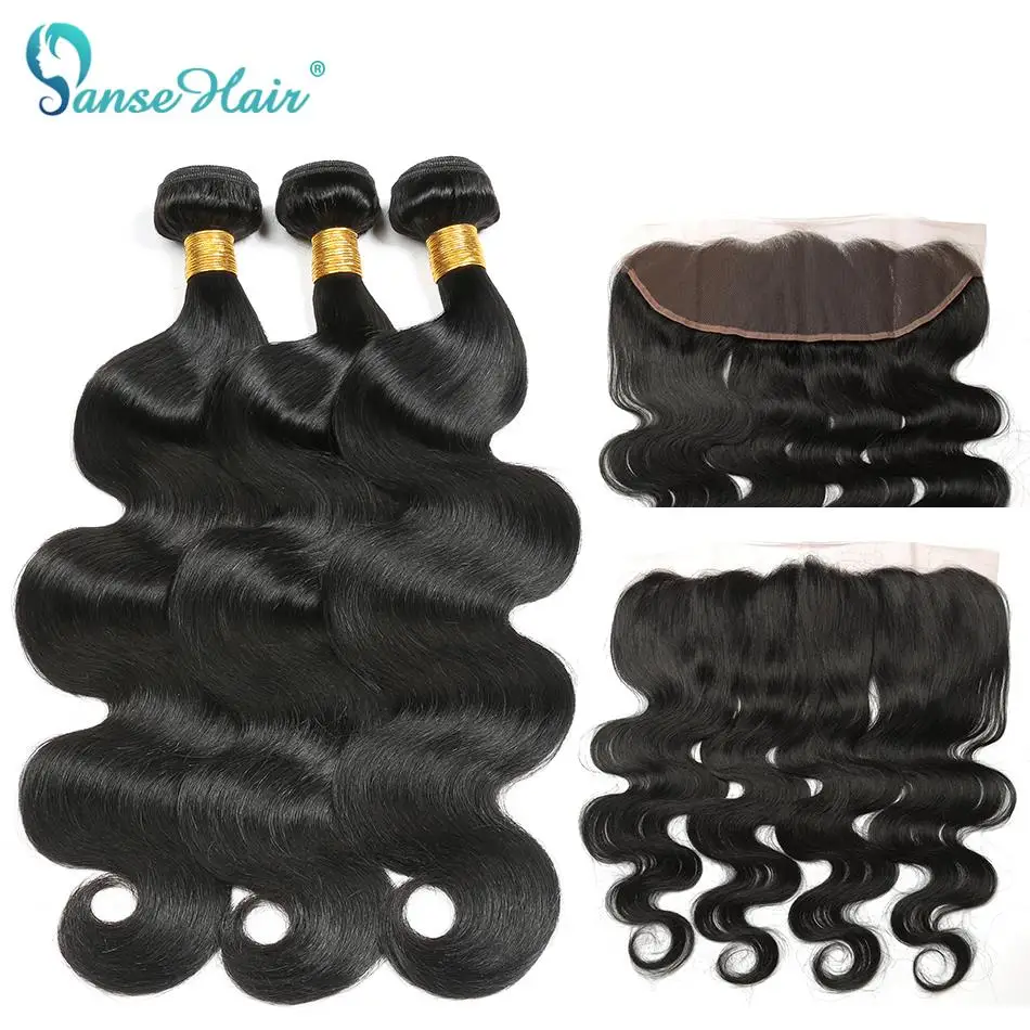 Panse Hair Indian Body Wave Hair Human Hair Extensions Customized 8-30 Inches Non Remy Hair Color 1B Can Be Dye 1Pcs Per Lot