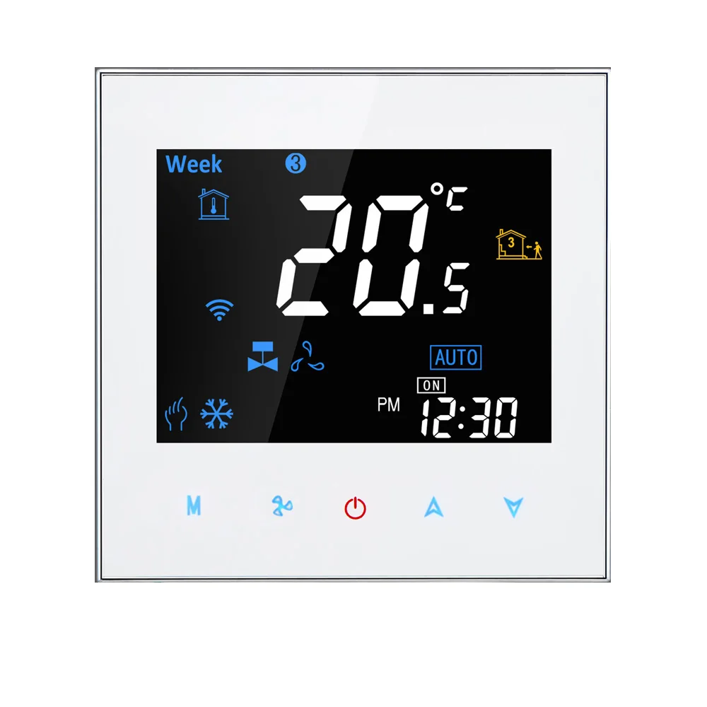 

110V-240V Temperature Controller Output For BAC-3000ALN Central Air Conditioning LCD Thermostat Control Switch