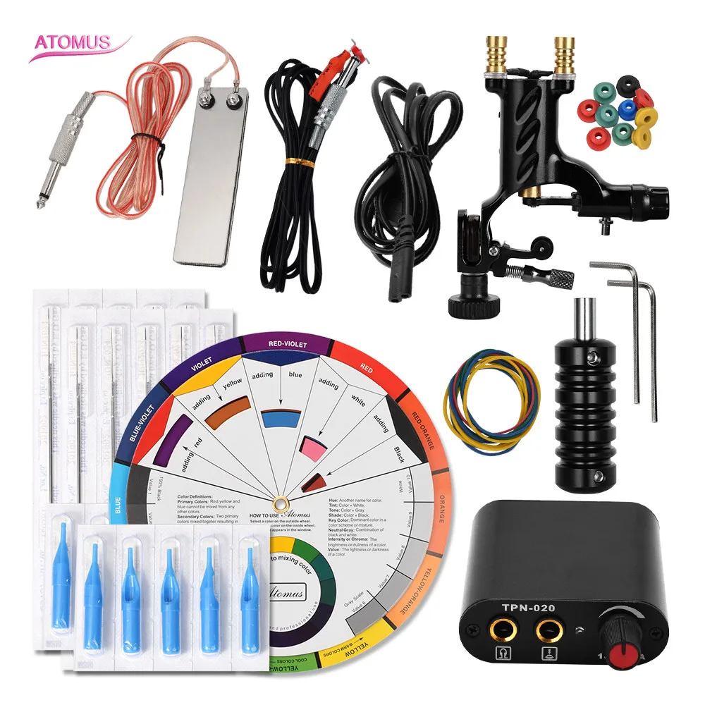 

Tattoo Machine Set Kit Tip Kit Studio Insumos Para Tatuajes Tatouage Rotative Rotary Professional Tatto De Tatuagem Profissional