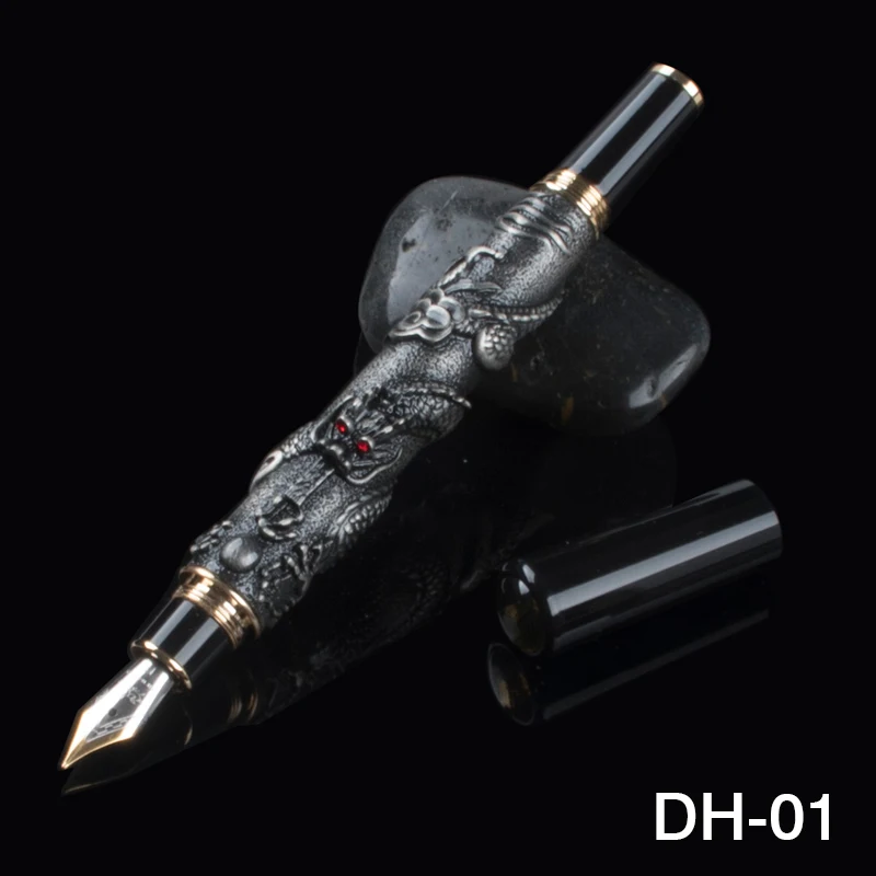 Dragon Design Jinhao Blue /& White Porcelain Fine Fountain Pen