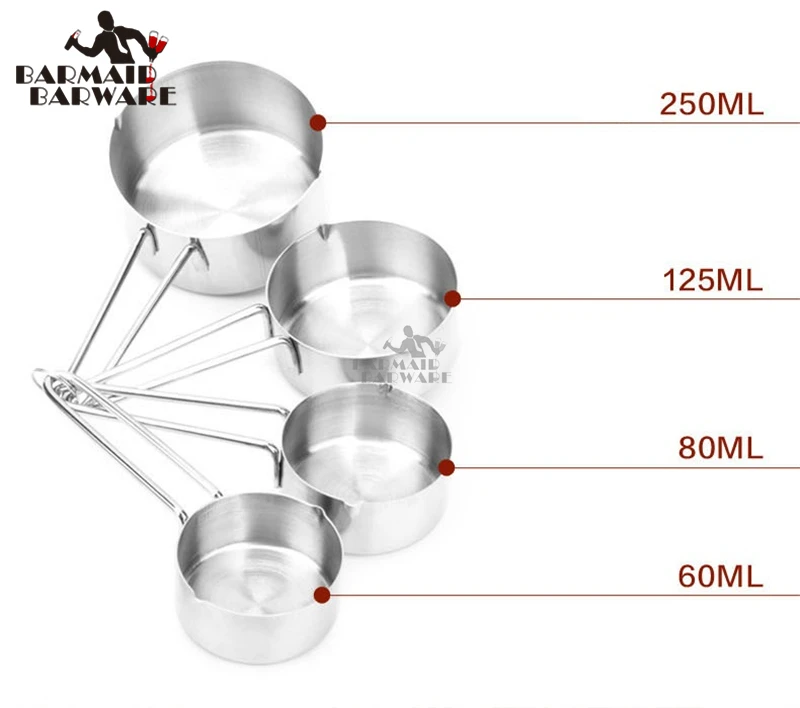 Измерительные инструменты для стаканов, барный измерительный шейкер для коктейля, четыре Jggers, все в одном инструменте, барные инструменты, барные аксессуары