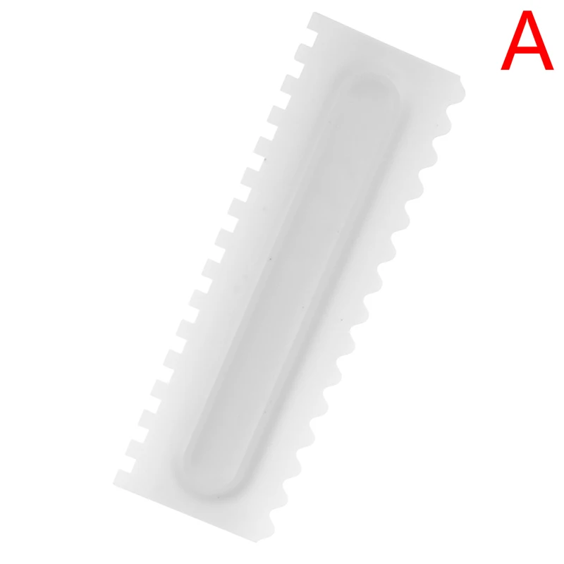 4Styles Cake Decorating Comb Icing Smoother Cake Scraper Pastry Baking Tools for Cake Tool - Цвет: A