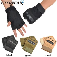 Тактические перчатки для мужчин, армейские перчатки без пальцев, альпинистские, велосипедные, противоскользящие, для фитнеса, занятий спортом, тренировок, тренажерного зала, тренировочные перчатки