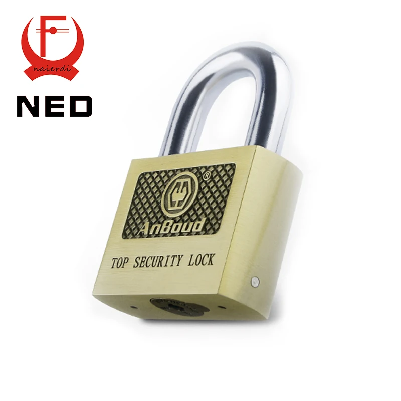 

NED C9 Series Super B Grade Padlocks High Tech Safe Anti-Theft Lock Rustproof Antique Bronze Security Locks For Home Hardware