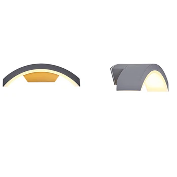 

Post-modern Loft Lights Designer LED Wall Lamp Iron Wall Lights Stair Light Acrylic Lighting Decoration Fixtures Luminaria Avize