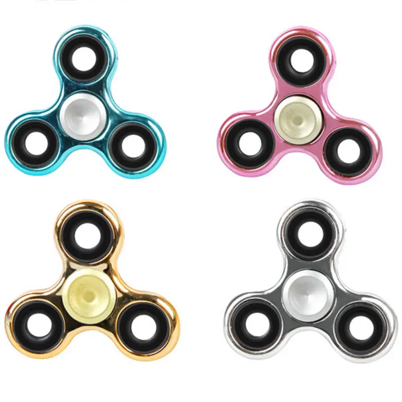 Pudcoco New Precious Platinum Tri-Spinner EDC Fidget Spinner Focus Toy Finger tip Gyro Kids Toy Gift Pudcoco New Precious Platinum Tri-Spinner EDC Fidget Spinner Focus Toy Finger tip Gyro Kids Toy Gift