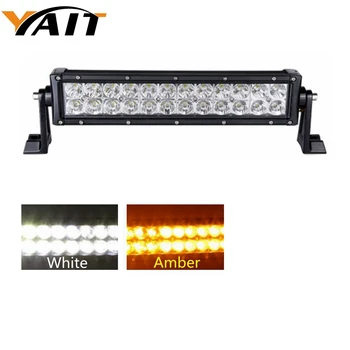 

Yait Led Fog Light 72W AMBER WHITE Spot and Flood Combo Beam Off Road LED Light Bar For Off-road Vehicle/ATVs/SUV/Truck etc