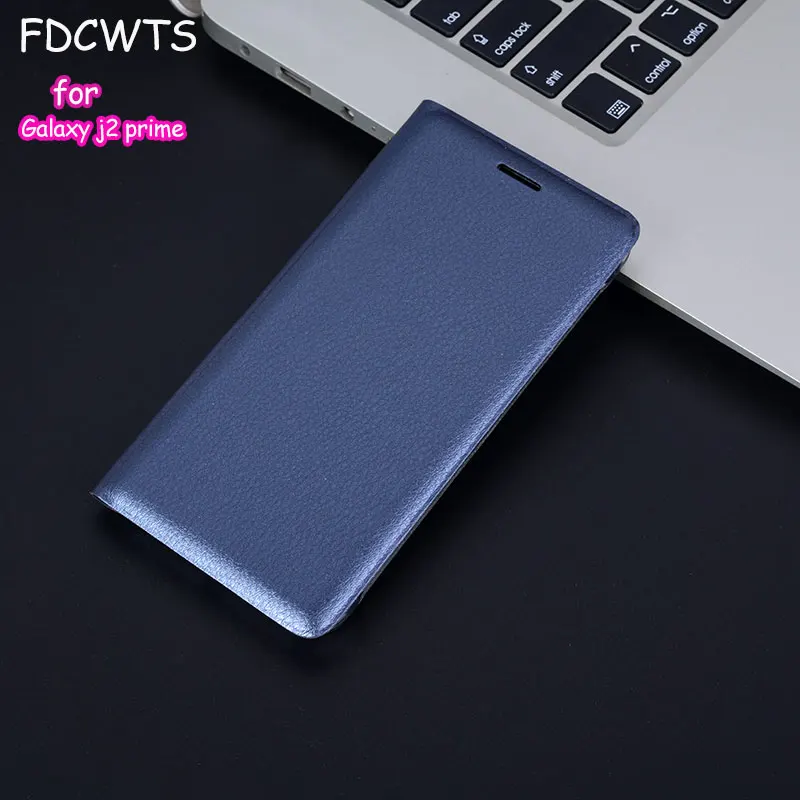 

FDCWTS Flip Cover Wallet Leather Case For Samsung Galaxy J2 Prime G532 G532F G532H 5.0 inch Slim Shockproof Phone Case