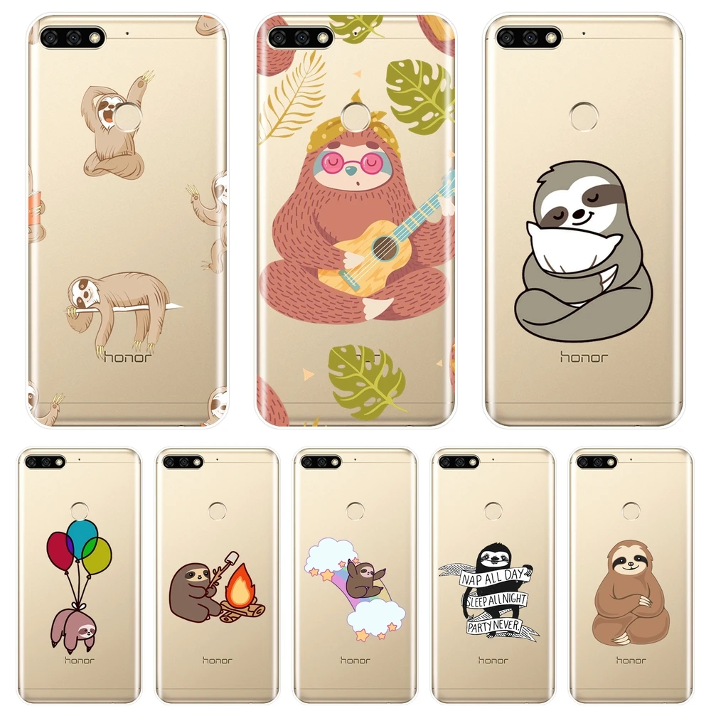 

Phone Case Silicone For Huawei Honor 7 8 9 10 Lite 7S 7X 7A 7C Pro Kawaii Soft Back Cover For Huawei Honor 10 9 8 8X MAX Case