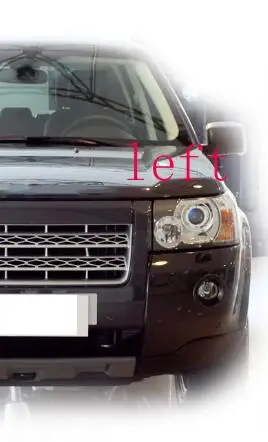 Для Land Rover freelander 2 2007-2012 передние фары стекло Маска крышка лампы прозрачный корпус лампы маски 2 стекла - Цвет: left