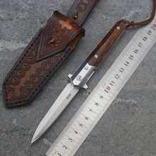 Складной шарикоподшипник Arthur small sword M390 с железной деревянной ручкой, многофункциональные инструменты для охоты и повседневного использования