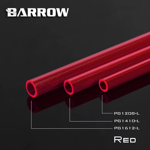 Barrow PG1612/PG1410/PG1208 500 мм PETG жесткие трубы высокое качество светильник передачи 12x 8/14x1