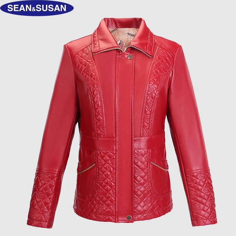 susan leather jackets winter bomber biker jacket pu leather coats stand collar susan leather jackets winter bomber biker jacket pu leather coats stand collar