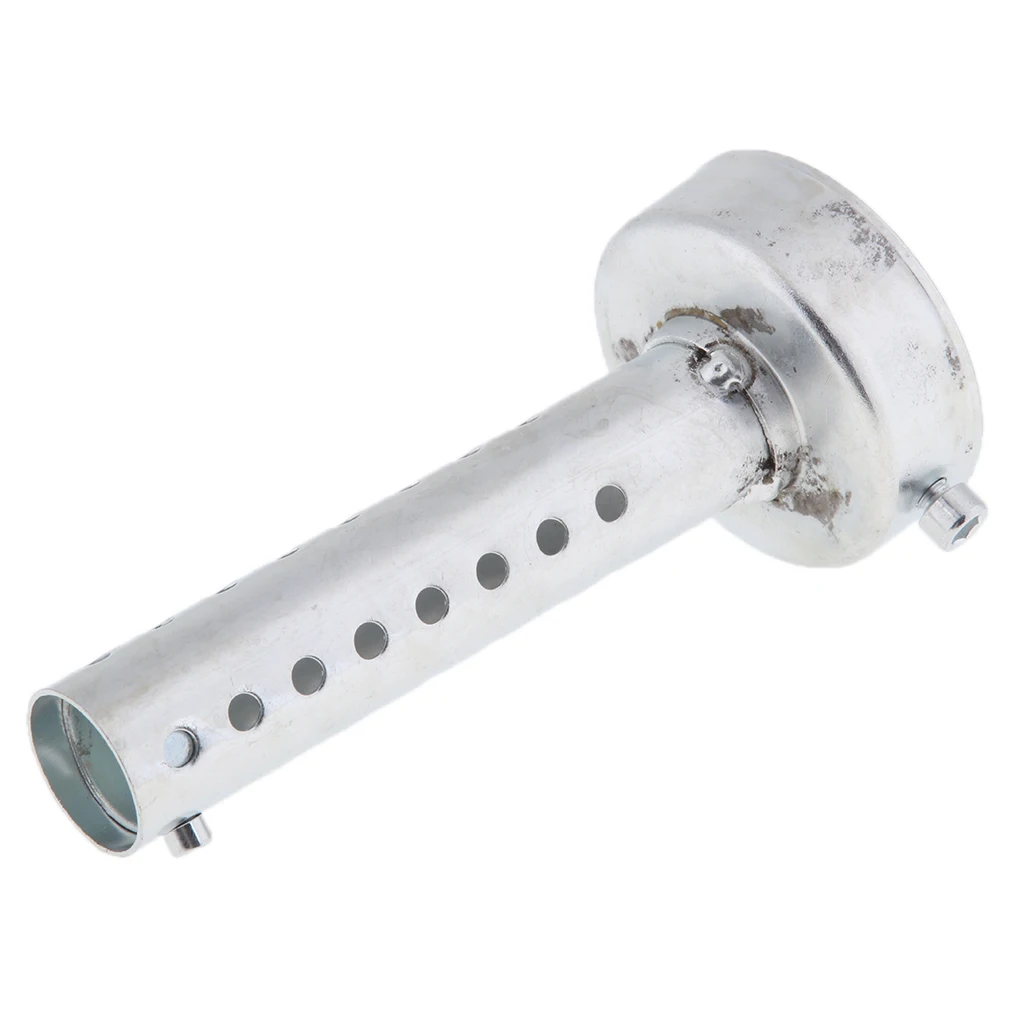 1 Pcs 60mm Silver Universal Motorcycle Exhaust Muffler Insert Baffle Can Removable Fit 60- 63 mm Round Tip Mufflers