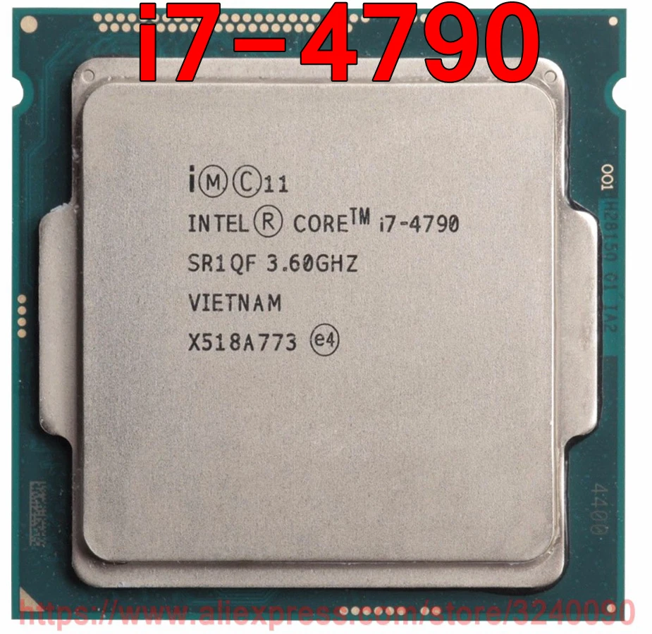 Original Intel CPU CORE i7-4790 Processor 3.60GHz 8M Quad-Core i7 4790  Socket 1150 free shipping speedy ship out