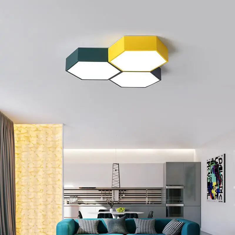 Современная лампа для декора гостиной Sufitowa светильник Plafon винтажный LED Plafonnier