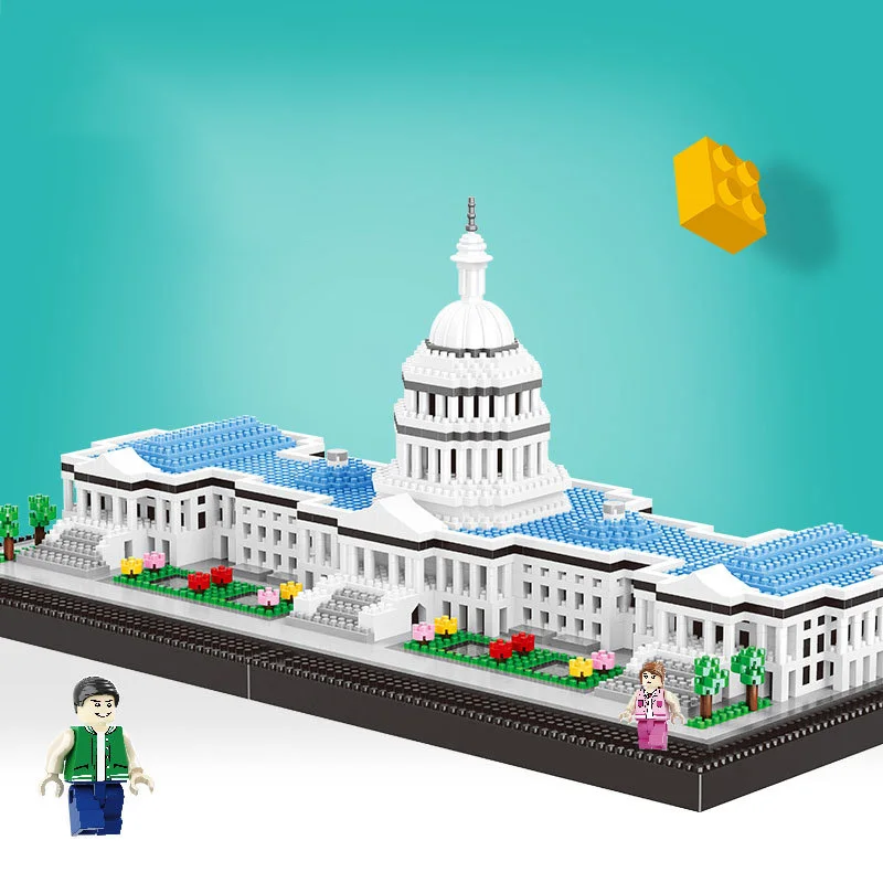 

Parliament Building 3100 Piece Mini Bricks Not Compatible Legoing Model Building Blocks Kids Birthday Gifts Toys For Children