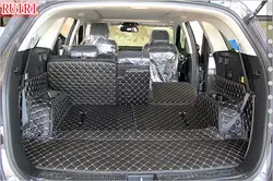 Высокое качество! Специальный автомобиль магистральные коврики для Kia Sorento 7 мест 2018-2015 водонепроницаемые ботинки ковры грузового лайнера