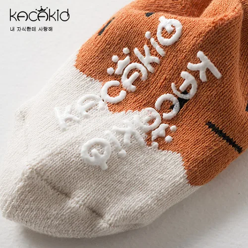 Детские Нескользящие хлопковые носки 2 цветов на возраст 0 4 года|animal sock kids|socks